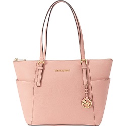 MICHAEL Michael Kors Jet Set Saffiano E/W Top Zip Tote